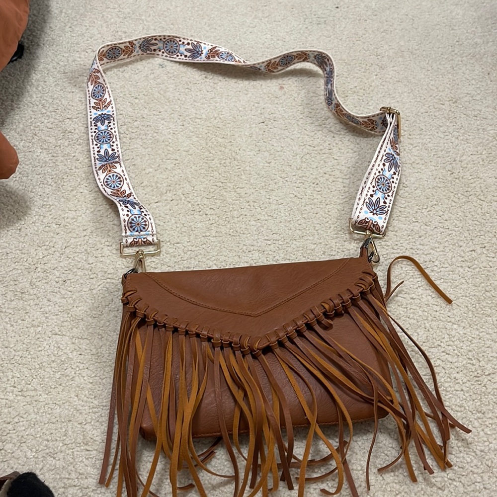 Fringe purse